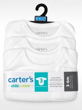 Carter's 3-6 months baby bodysuit and Carter's 0-3 months sock NEW (NWT)